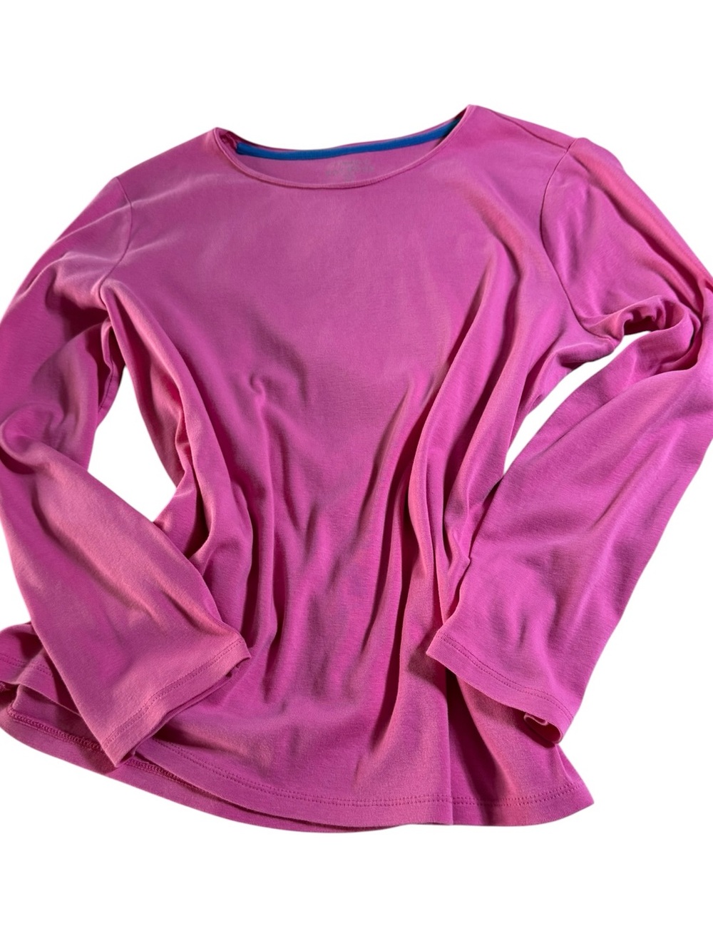 Talbot’s Women’s Pink Long-Sleeve Crewneck Top